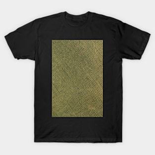 Green leather texture closeup T-Shirt